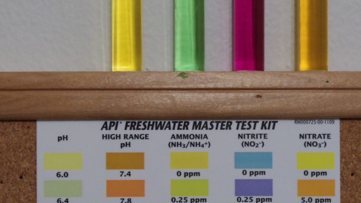 Liquid drop water test kit for aquarium